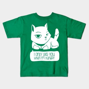 a cats confession Kids T-Shirt